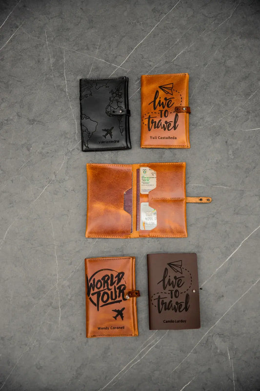 Portapasaporte Doble